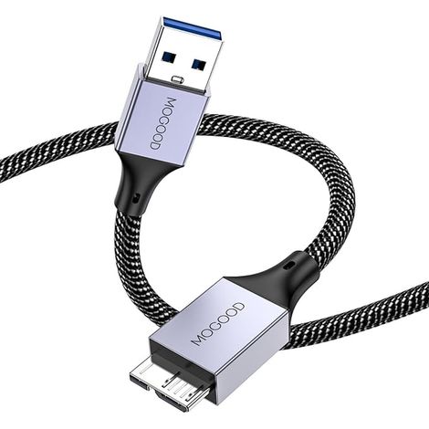 USB 3.0 to Micro B Cable 0.5M 5Gbps for External Hard Drive PC (1/3)