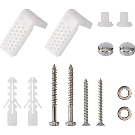 Accessoires De Fixation De Toilettes,Vis Fixation Cuvette Wc Kit De Fixation Au Sol Pour Cuvette De Wc Vis Fixation Abattant WcJeu De Vis Pour La Fixation De La Baignoire (1/5)