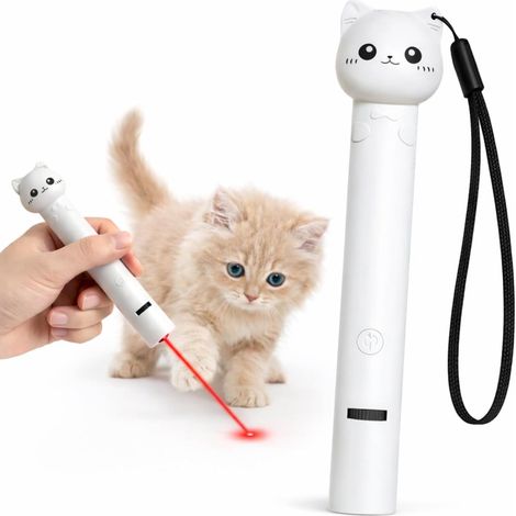 DL Cattery – Wiederaufladbares, interaktives Katzenspielzeug mit USB-C-Anschluss, automatischer LED-Beleuchtung und Multifunktionsspielzeug (1/5)