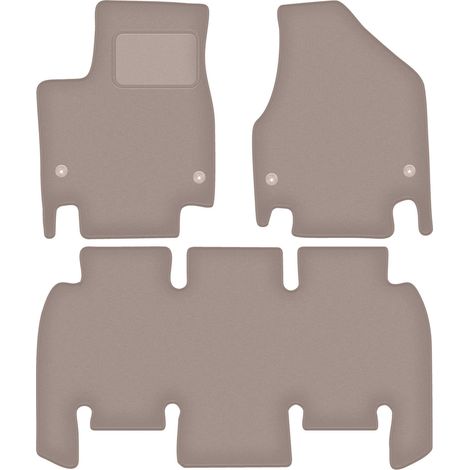 Beige Velours-Fußmatten für: Chrysler Pacifica RU Minivan (2016-)