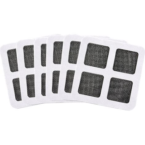 24pcs Ruban Adhesif Reparation Moustiquaire, Patch Repare Moustiquaire Réparation de Fenêtre Kit de Moustiquaire Adhesive Reparation (paquet de 6 pièces) (1/5)