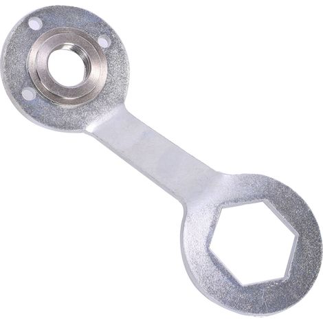 Clé à molette pour machine à laver, épaisseur 5mm, acier allié au chrome-vanadium haute résistance, clé de démontage de lave-linge, argentée (1/5)