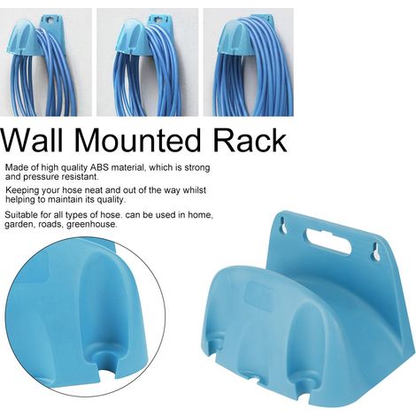 [Support mural] Enrouleur tuyau jardin ABS 25 cm 16 cm kit fixation (1/5)