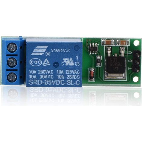 verrouillage relais Mini 6-24V déclencheur verrouillage relais module bascule bistable interrupteur à verrouillage automatique basse impulsion trigger pad (1/5)