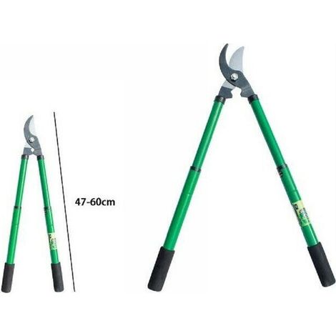 TRADE SHOP - Forbice Forbicione Siepi Forbici Per Potatura Rami Cesoia Cesoie 47-60 Cm 59709 -