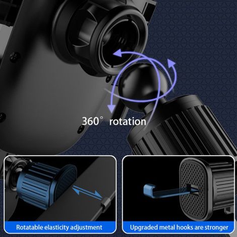 Support de téléphone de voiture Support accessoires intérieur sortie d'air Base de ventilation Gadget universel Auto-short (1/4)