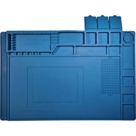 Tapis de soudage en silicone avec aimant organisateur 30x45cm