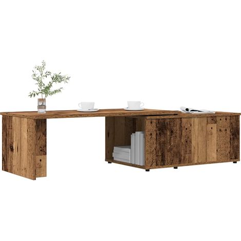 Couchtisch Altholz-Optik 150x50x35 cm Holzwerkstoff