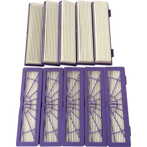 10-Pack Performance Hepa Filters for All Neato Botvac 70e 75 80 85 D3 D5 Series Models Replacement Hepa Filter for Vacuum Cleaners (1/4)