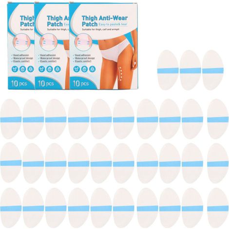 30 Pièces Patch Anti-Frottement Cuisses, Protections Amovibles Femmes pour Genoux et Mollets (1/5)