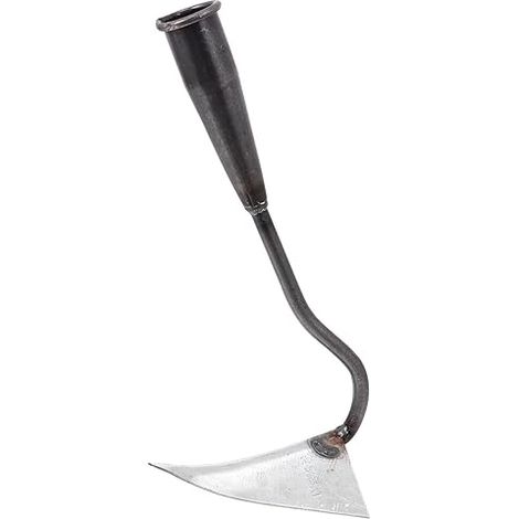 Azada triangular de jardín de 80 cm: herramienta ligera y práctica para cavar, desherbar y trabajar la tierra. Accesorio duradero para la jardinería doméstica.