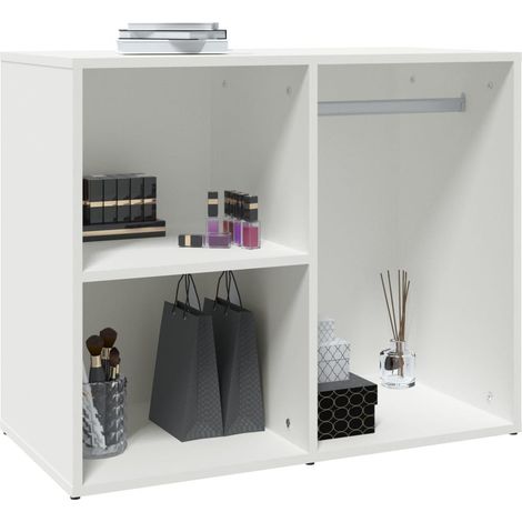 Armoire de dressing Blanc 80x40x65 Bois d'ingénierie (1/5)