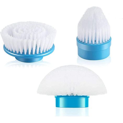 Electric Spin Scrubber Power Brush Heads, Replacement Brush Heads for Power Scrubber,Tub and Tile Scrubber Head Brushes for Shower, Kitchen and Bathroom(3Pcs)