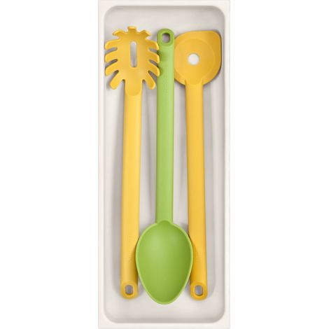 Tescoma 899432 FlexiSpace Porta Utensili da Cassetto, Plastica, Bianco, 37 x 15 X 4,5 cm (1/4)