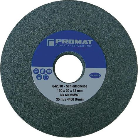 Disque pour tourets à meuler D.200xl32x51mm 60 forme A avec évidement 110 x 16 mm corindon normal (1/2)
