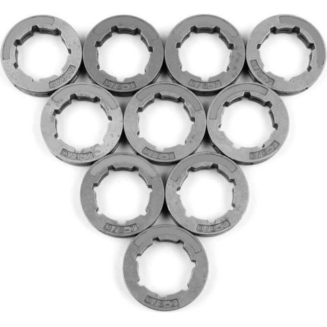 10 pcs/lot, 3/8" 7T 22mm chain drive rim sprocket for Husqvarna 266 268 272 280 285 288 355 362 365 371 372XP 3 (1/4)
