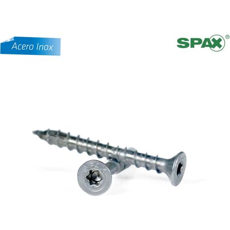 Caja de: 200 Uds. Tornillo Abc Spax-S Acero Inox Torx Cabeza Plana 3.5X20