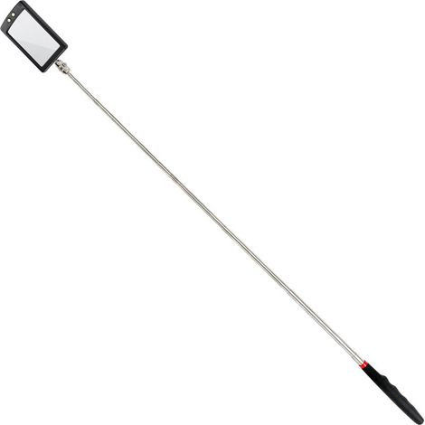 Espejo telescópico LED ultrafino - Batería incluida - Muy nítido - Se extiende hasta 88 cm - Doble rótula - Mango antideslizante (1/5)
