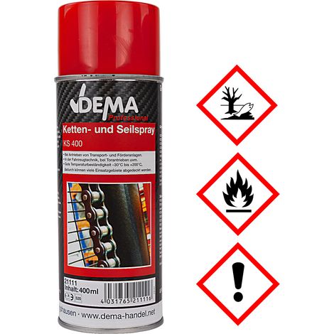 Kettenspray 400ml Seilspray Schmiermittel Ketten Ritzel Zahnräder O-Ring (1/3)