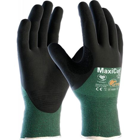 Gant de protection contre les coupures MaxiCut®Oil™ 44-305 taille 10 vert/noir EN 388 catégorie EPI II UHMWPE/fibre verre/nylon/Polyes./Spandex (1/5)