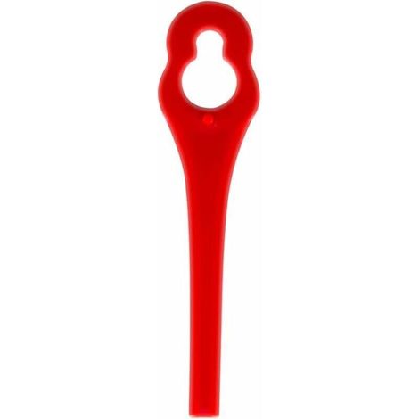 Confezione da 100 lame di ricambio in plastica per tagliaerba Florabest LIDL FRTA 20 A1, FAT 18B3, FRT18A-Crezuo.-Crezuo