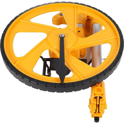 Roue de mesure pliable double précision 0-9999,9m compteur de distance portable pour chantiers et travaux (1/5)
