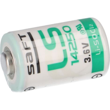 2x Saft Lithium 3,6V Batterie LS 14250 - 1/2 AA - LS14250 Li-SOCl2 (1/5)
