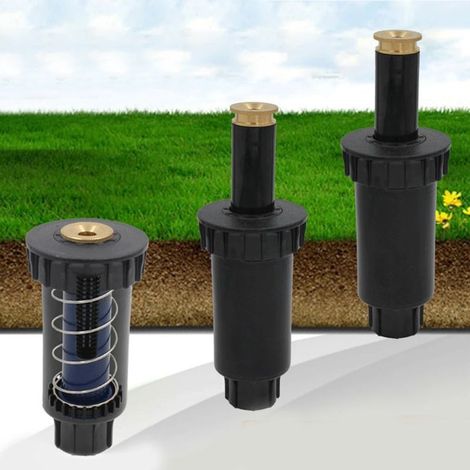 Buse d'arrosage réglable en ABS de haute qualité (360 degrés) - Arroseur de jardin réglable - Tête d'arrosage en plastique pour pelouse (1/5)