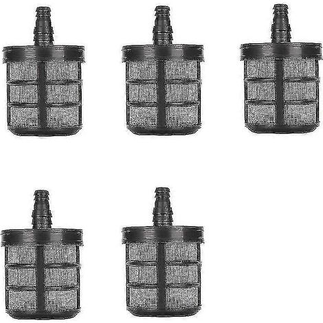 Lot de 5 filtres en acier inoxydable pour pompes à eau de jardin, double couche, avec crépine et filtre à mailles. Accessoires pour pulvérisateurs Shibaod. (1/5)