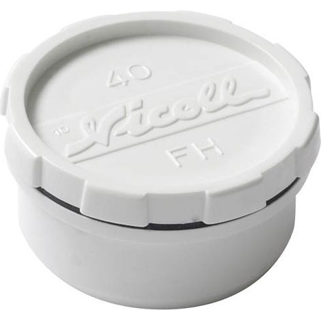 Nicoll – Trappe de visite PVC blanc Ø 40 mm – Pour espaces confinés – Joint inclus – 2 pièces (1/5)