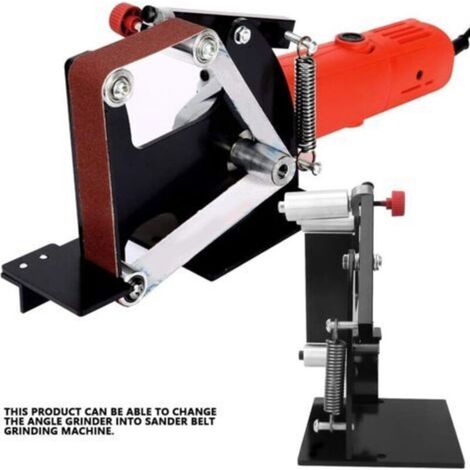 Sanding Belt Sander Accessories, 50mm Width Belt Sanders Attachment, Polishing Machine with Adapter for Wood, Metal, Stainless Steel Polishing, Grinding(M- (1/5)
