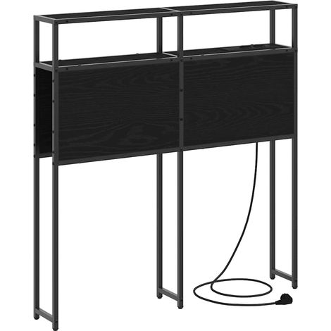 Maison Exclusive - Testata contenitore Rovere nero Legno multistrato