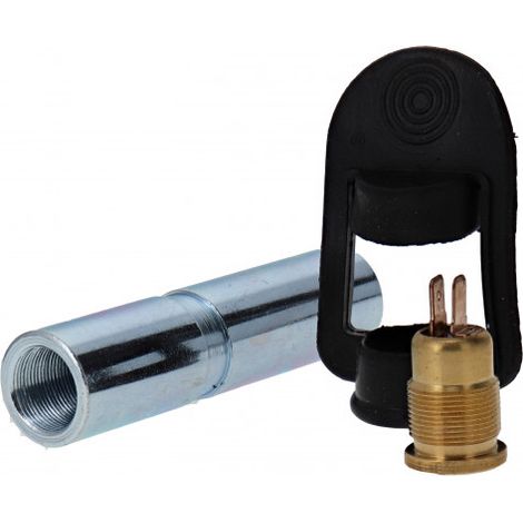 Perche support connecteur bipolaire pour gyrophare a souder