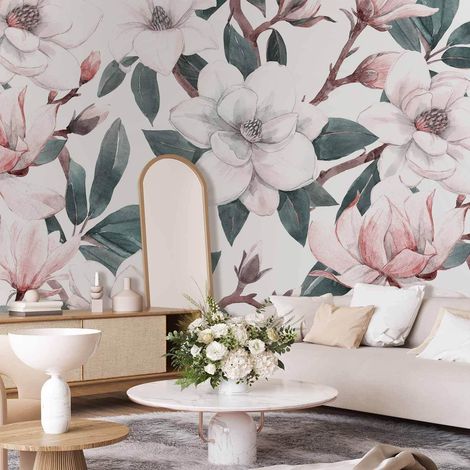 Tapete artgeist Magnolien mehrfarbig 400x280 cm wasserdicht