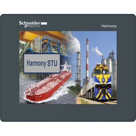Pannello touch screen 5"7 a colori, installazione foro diam. 22mm - HMISTU855 (1/2)