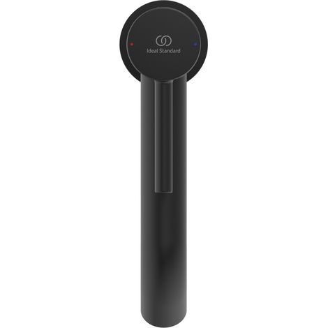 Ideal Standard CeraLine - Waschtischarmatur mit Ablauf Click-Clack, Schwarz BD137XG (1/2)