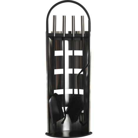 KAMIN-SET 4 STAHL 8X1X51 SILBER STAHL Material Farbe SILBER SCHWARZ Familie INNENDEKORATION Details (1/3)