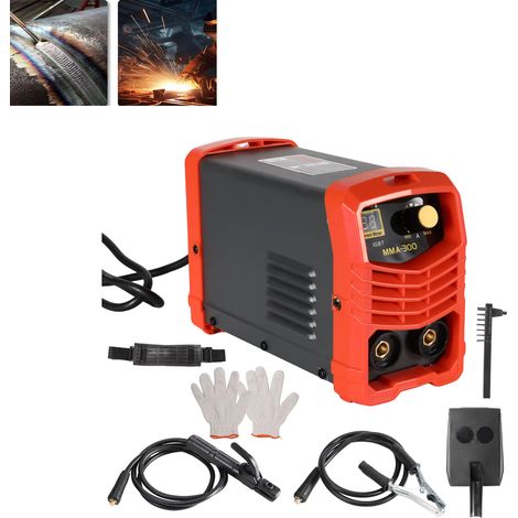Poste à souder Inverter MMA 300, Accessoires de soudage inclus, 220 V, Soudeuse MMA portable, Soudage à l'arc manuel (SMAW), Gants inclus (1/5)