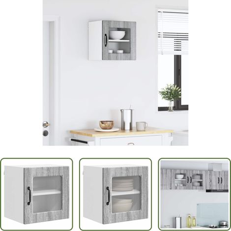 Holzwerkstoff - Küchenschrank Graues Sonoma 40 x 31 x 40 cm Holzwerkstoff (1/5)