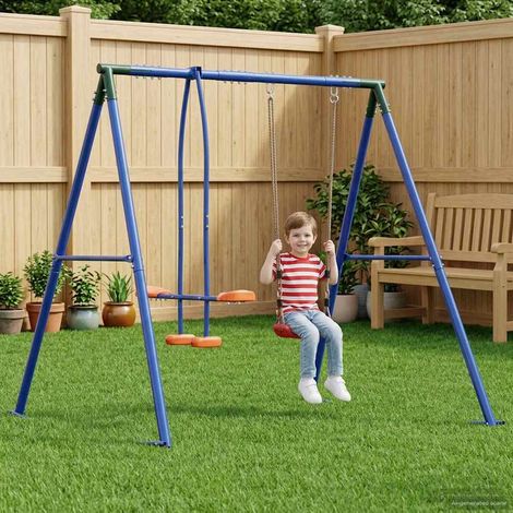 Estructura de Columpio Exterior con Glider para hasta 3 niños