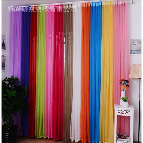 Transparenter Ösen-Fenstervorhang für Schlafzimmer, Balkon oder Fensterdekoration (Weiß) (1/5)