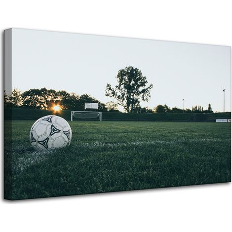 Leinwanddruck Jugendfußball 80x50 cm