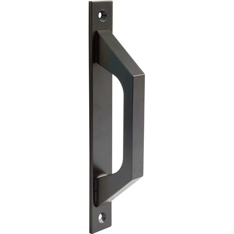 NALOOKAMIC Poignée droite noire en aluminium pour portes coulissantes et coulissantes - 200 x 24 ,5x 42,5 mm Poignée fonctionnelle et confortable (1/5)