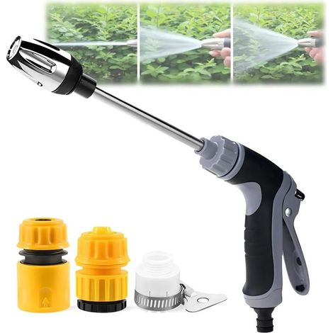 Pistolet haute pression WaterBlitz, nettoyeur haute pression portable avec 3 modes de jet et rotation à 360° (1/5)