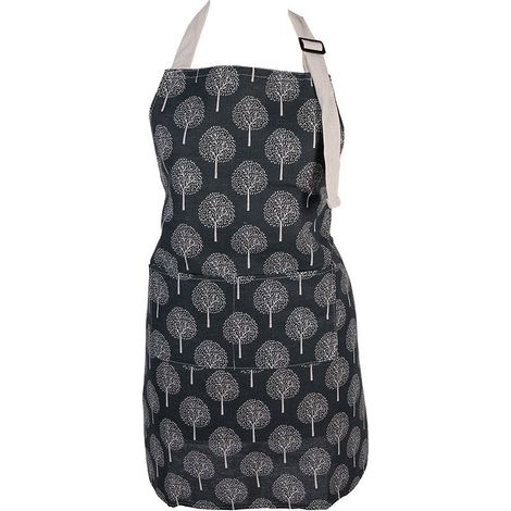 Tablier de Cuisine en Polyester Gris 69x68 cm pour Cuisine Pâtisserie et Loisirs Créatifs - PANGIVO (1/3)