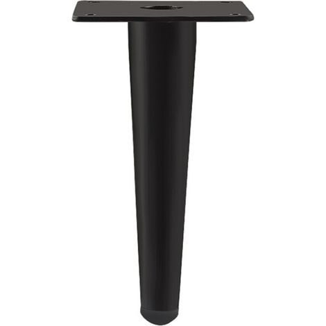 Escuadra de ángulo recto, patas para sofá, patas para muebles, color negro, 15 cm (1/4)