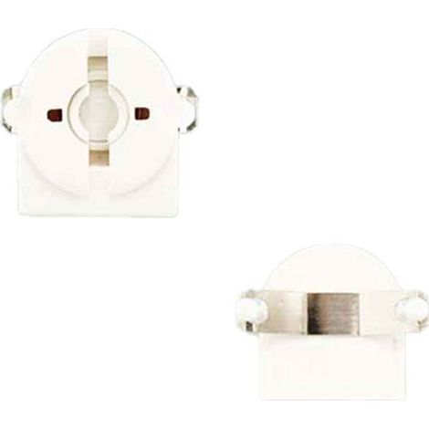 2 Kit Portalampade Per Neon Tubo Led T8