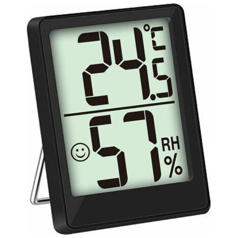 Mini Thermomètre Intérieur, Hygromètre de Haute Précision, ℃/℉ Commutable