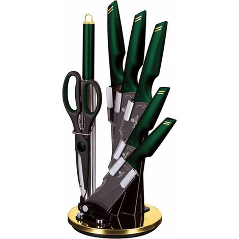 Juego de cuchillos Berlinger Haus BH-2690 con soporte. (1/4)