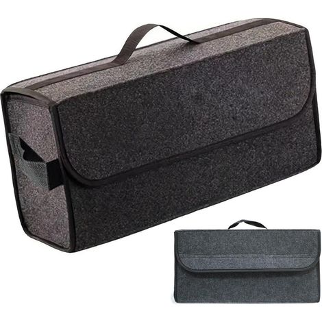 Filz Kofferraum Organizer 50x17x24 cm, Rutschfest, Faltbar, Wasserdicht